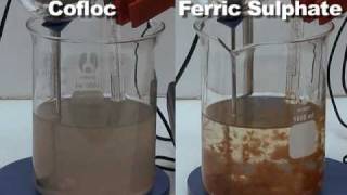 Wastewater Treatment  Cofloc coagulant vs metal based coagulant [upl. by Ahsenar185]