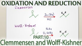 Clemmensen and Wolff Kishner Reduction of Ketones and Aldehydes [upl. by Ydiarf]