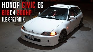 Honda Civic EG B18c4 ile Gazladık  VTEC Swap  Modifiye Ne Kadar Tuttu [upl. by Dempstor249]