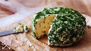 Vegan Cheese Herbed Cashew Cheese [upl. by Dilks]