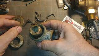 Tips On Rebuilding A Radiator Valve From A 120 Year Old TwoPipe Vapor Steam Heating System [upl. by Eilrahs198]