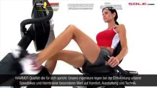 Rower treningowy poziomy SOLE B94  R92 [upl. by Ibib554]