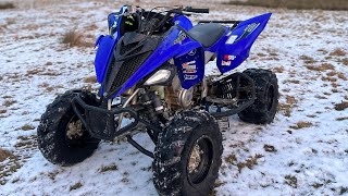 Yamaha Raptor 700R Snow Drift [upl. by Eintruoc]