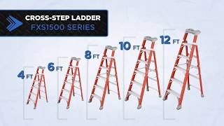 Louisville Ladder CrossStep Ladder FXS1500 Series [upl. by Gridley]