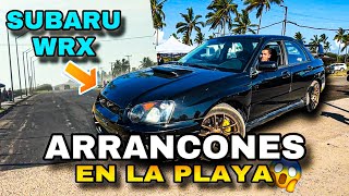 EVENTO DE ARRANCONES CON CARROS TURBO EN LA PLAYA  SINALOA STANG [upl. by Alym]