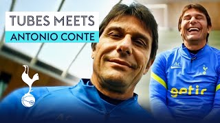 quotI like to BRING the tackles in trainingquot 💪  Tubes Meets The Godfather Antonio Conte [upl. by Tabber]