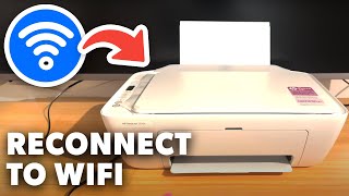 How to Reconnect HP Deskjet Printer to WiFi  Full Guide [upl. by Philbin]