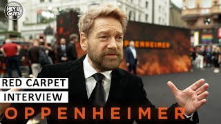 Kenneth Branagh  Oppenheimer Premiere Red Carpet Interview [upl. by Eniawed]