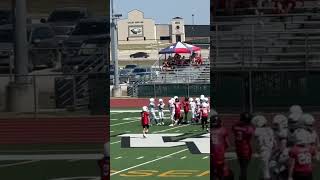 HLB with a tackle vs Pottsboro footballshorts football tackle shorts defense [upl. by Oniger]