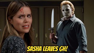 Sashas Dangerous Journey Is Sofia Mattsson Leaving GH Forever General Hospital Spoilers [upl. by Ayidan]