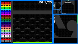 Fractal Spiral  Team Elimination Marble Race in Algodoo Dizziness Warning at the End [upl. by Donell820]