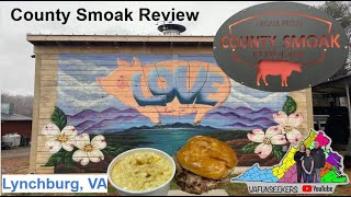 County Smoak Review Best Pit BarBQue in Lynchburg VA [upl. by Waltner455]