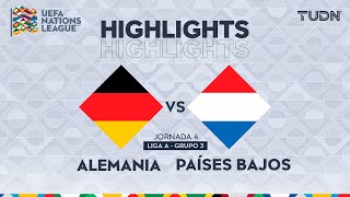 HIGHLIGHTS  Alemania vs Holanda  UEFA Nations League 2024  TUDN [upl. by Zenobia]