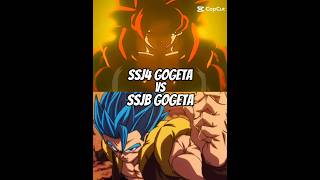 Gogeta SSJB vs Gogeta SSJ4 dragonballporsiempre [upl. by Rurik102]