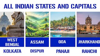 ALL INDIAN STATES AND THEIR CAPITALS state education study share ssccgl sscgd indianstates [upl. by Eyssej]