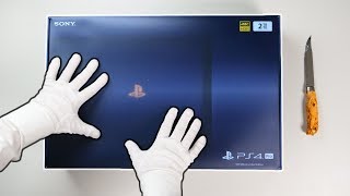 PS4 Pro quot500 MILLIONquot Limited Edition Unboxing 2TB Playstation 4 Console [upl. by Alaet]