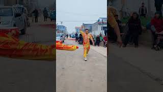 Kung Fu Linzi Lion Dance Stunt Kung FuPlease do not imitate if you are not a professionalDont [upl. by Ahseiyk]