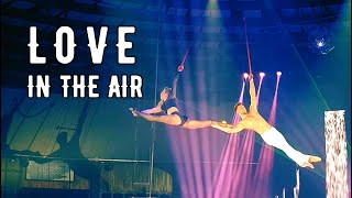 LOVE IN THE AIR  Breathtaking Sky Dancers  Best Aerial Gymnastics Performance Show Circus Budapest [upl. by Pavla389]