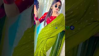 Beautiful green with red blouse saree  Rohit fashion club [upl. by Eetse]