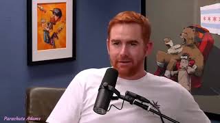 Andrew Santino cracks up Rick Glassman with Theo Von and Sebastian impressions [upl. by Trumann460]