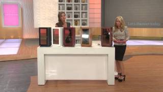 Tabletop Spinning MirroredJewelry Safekeeper by Lori Greiner with Lisa Robertson [upl. by Nirual]