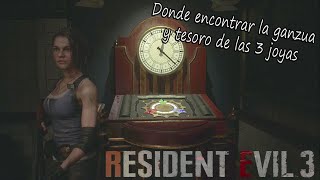 Donde encontrar la ganzua para abrir cerraduras amarillas  RESIDENT EVIL 3 Remake  Guia completa [upl. by Standice]