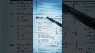 chemical bonding 01ll practice question🙋 ll Target🎯 Neet exam 2025 ll jee mains 2025 ll avadheshsir [upl. by Etteuqal]