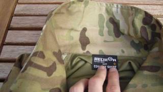 HELIKON MULTICAM COMBAT SHIRT REVIEW [upl. by Milah35]