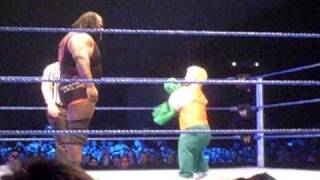 Mark Henry vs Finlay amp Hornswoggle Smackdown Strasbourg 2009 [upl. by Kcirred]