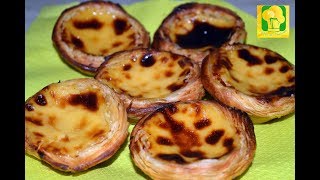 PASTÉIS DE NATA FÁCEIS CASEIROS E DELICIOSOS [upl. by Xylon]