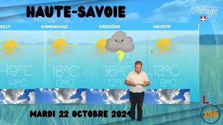 La météo en HauteSavoie et Savoie pour mardi 22 octobre 2024 [upl. by Consalve]