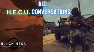 Black Mesa Blue Shift  All HECU Conversations [upl. by Ursas]