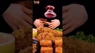 Jamaican Chicken BBQ Chicken Menbosha Sweet Potato Donuts ASMR Mukbang Eating Show [upl. by Asirem]