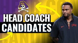 Top ECU HEAD COACH Candidates  Who replaces Mike Houston [upl. by Nolie]