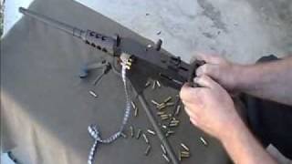 miniature machinegun M2HB 17HMR rimfire beltfed by Lakeside Machine [upl. by Reine255]