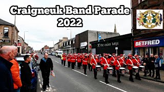 Craigneuk Band Parade  Wishaw 2022 [upl. by Jago]