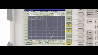 Aeroflex 3920 Tracking Gen Duplexer Sweep [upl. by Shaper]