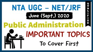 Most Important Topics for NTA UGC  NET exam in Public Administration [upl. by Emma778]