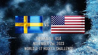 WORLD U17 CHALLENGE HIGHLIGHTS USA vs Sweden 11223 [upl. by Aikrahs87]