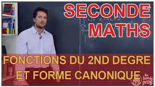 Fonction du second degré et forme canonique  Maths seconde  Les Bons Profs [upl. by Oswal]