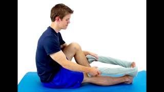 CALF STRETCH WITH TOWEL hep2go [upl. by Allisan]