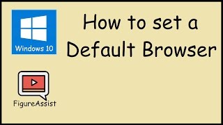 How to set a default browser windows 10 [upl. by Gardener]