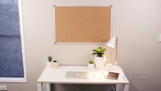 Cork Notice Board  Whiteboards and Pinboards [upl. by Znieh573]