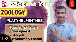 L2 Lifecycle amp Control of Taenia solium ● PLATYHELMINTHES ● ZOOLOGY ● BSc First Year ●TU [upl. by Palmore332]