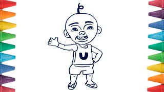 HOW TO DRAW UPIN STEP BY STEP [upl. by Otipaga]