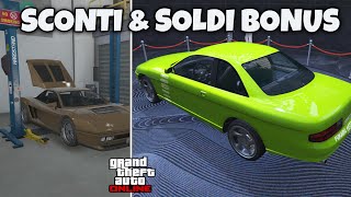 SCONTI E SOLDI BONUS SU GTA ONLINE AGGIORNAMENTO SETTIMANALE [upl. by Candra]