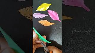 Paper leaf craft paperleaf craft shortsfeed [upl. by Sigmund229]