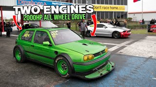 The Journey of the 2000hp TWIN ENGINE Volkswagen Golf 1320Stories  Ep 9 [upl. by Altheta158]