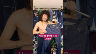 How To Style Raw Denim mensfashion menswear fashion styles streetwear shorts rawdenim denim [upl. by Sewell]