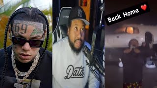 Back on US soil Akademiks speaks on 6ix9ine finally getting let go by the DR justice system [upl. by Anse]